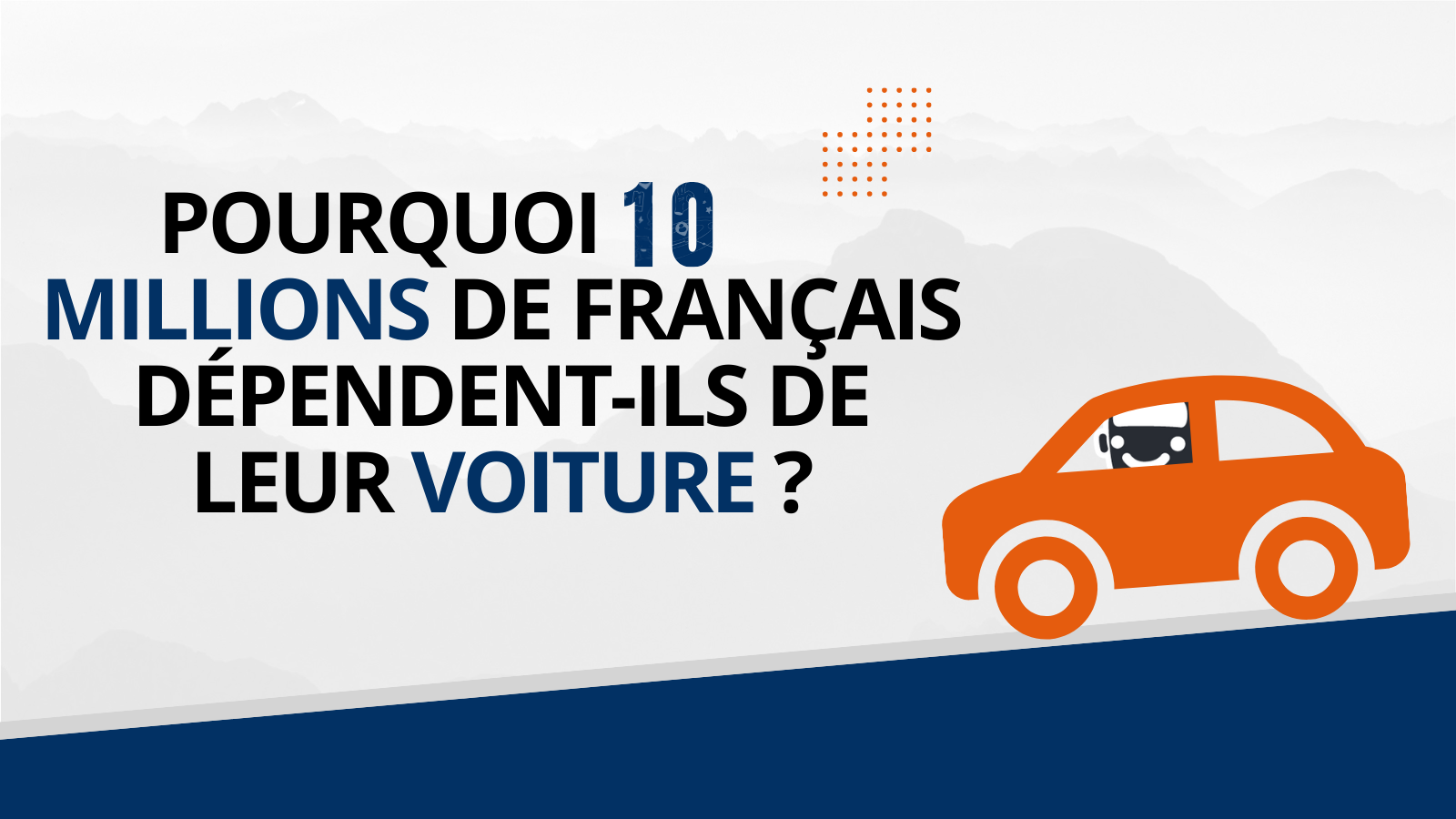 Dix millions de Français sans alternative à la voiture : pourquoi ?